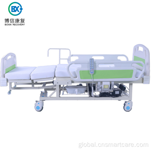 Electric Nursing Bed Electric Nursing Home Care Bed With Commode Supplier